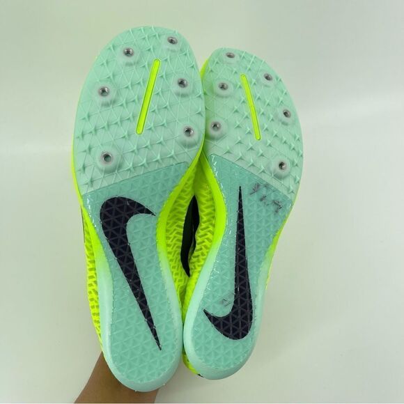 Nike Zoom Mamba V DR9945-700 Electric Yellow Track Spike Running Shoes Size 9.5
